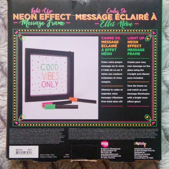 COPY - Light up Message Frame - Picture 2 of 2